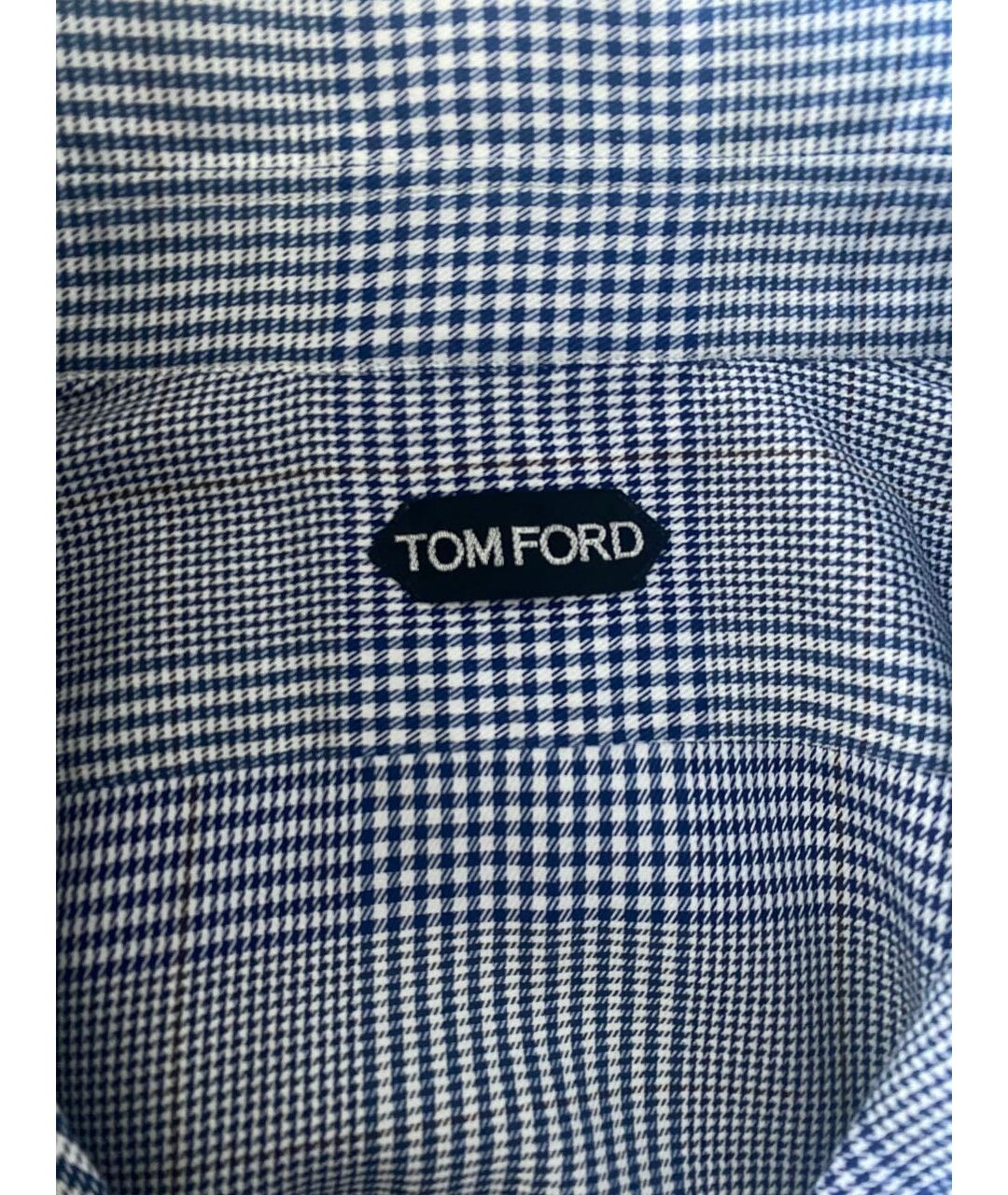 TOM FORD Синяя хлопковая классическая рубашка, фото 3