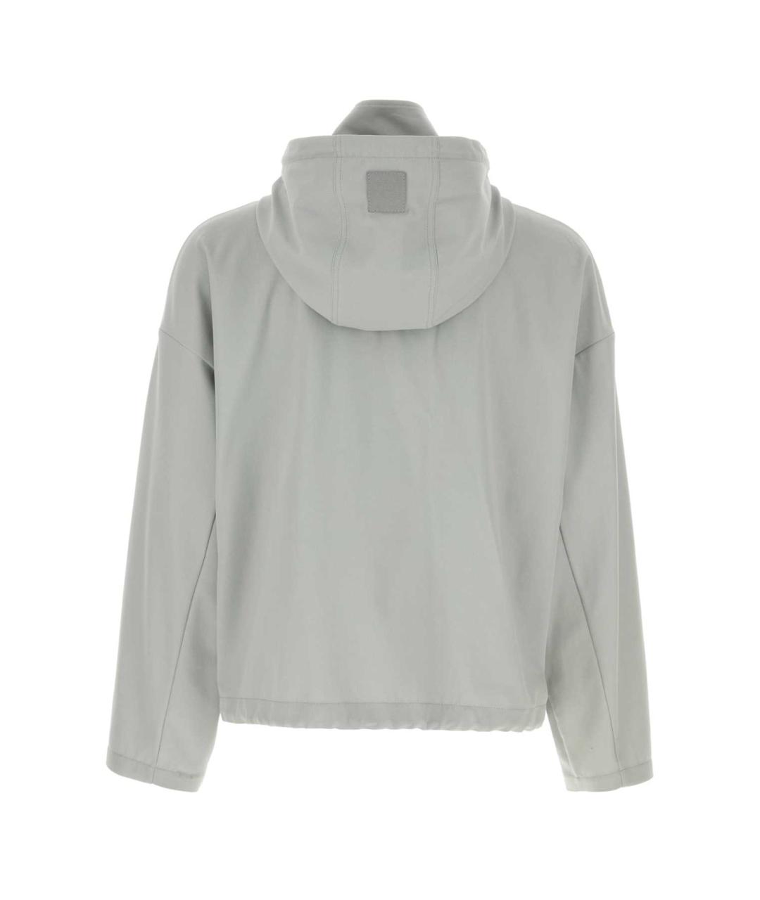 LOEWE Серая хлопковая куртка, фото 2