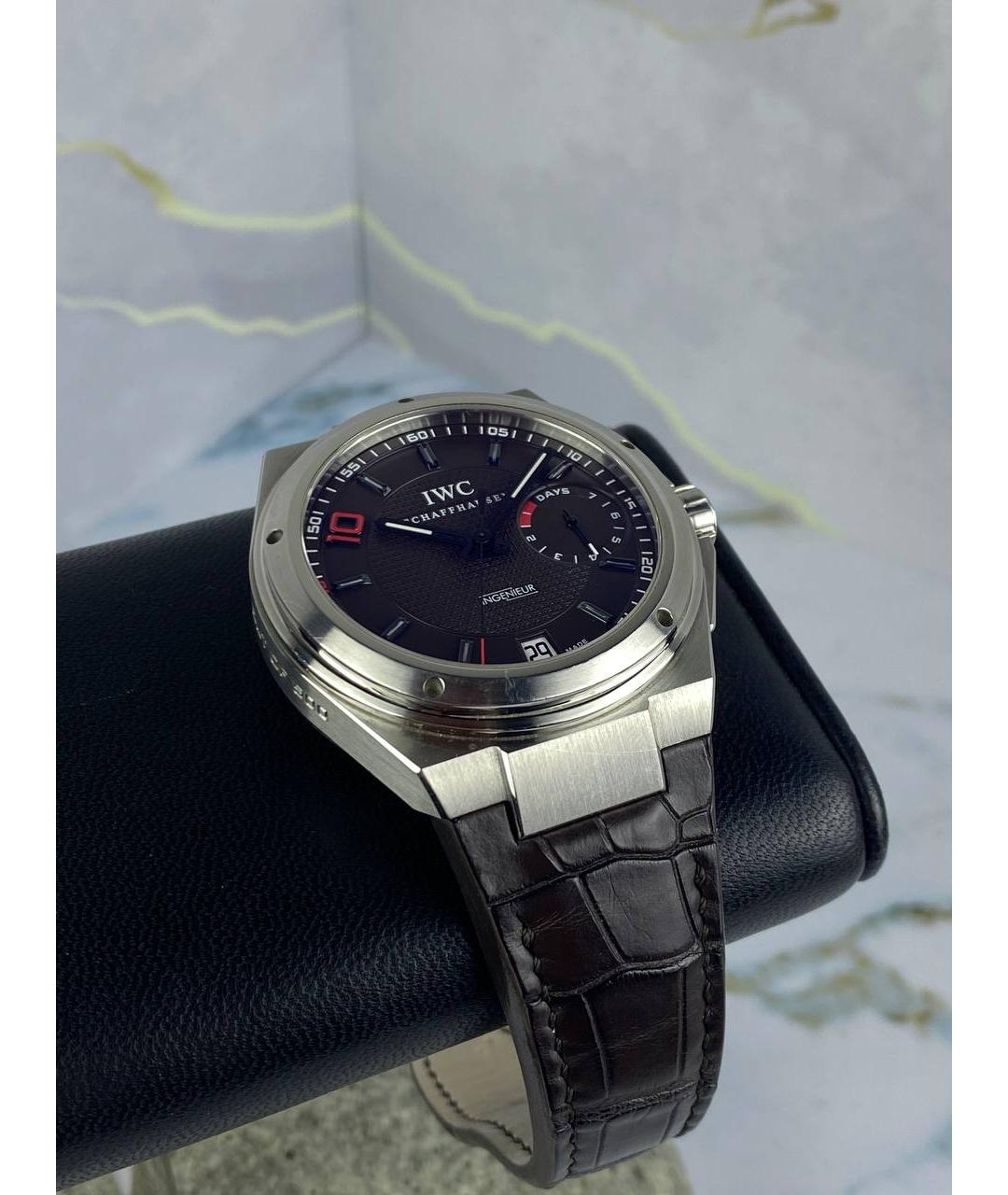 IWC Черные часы, фото 2