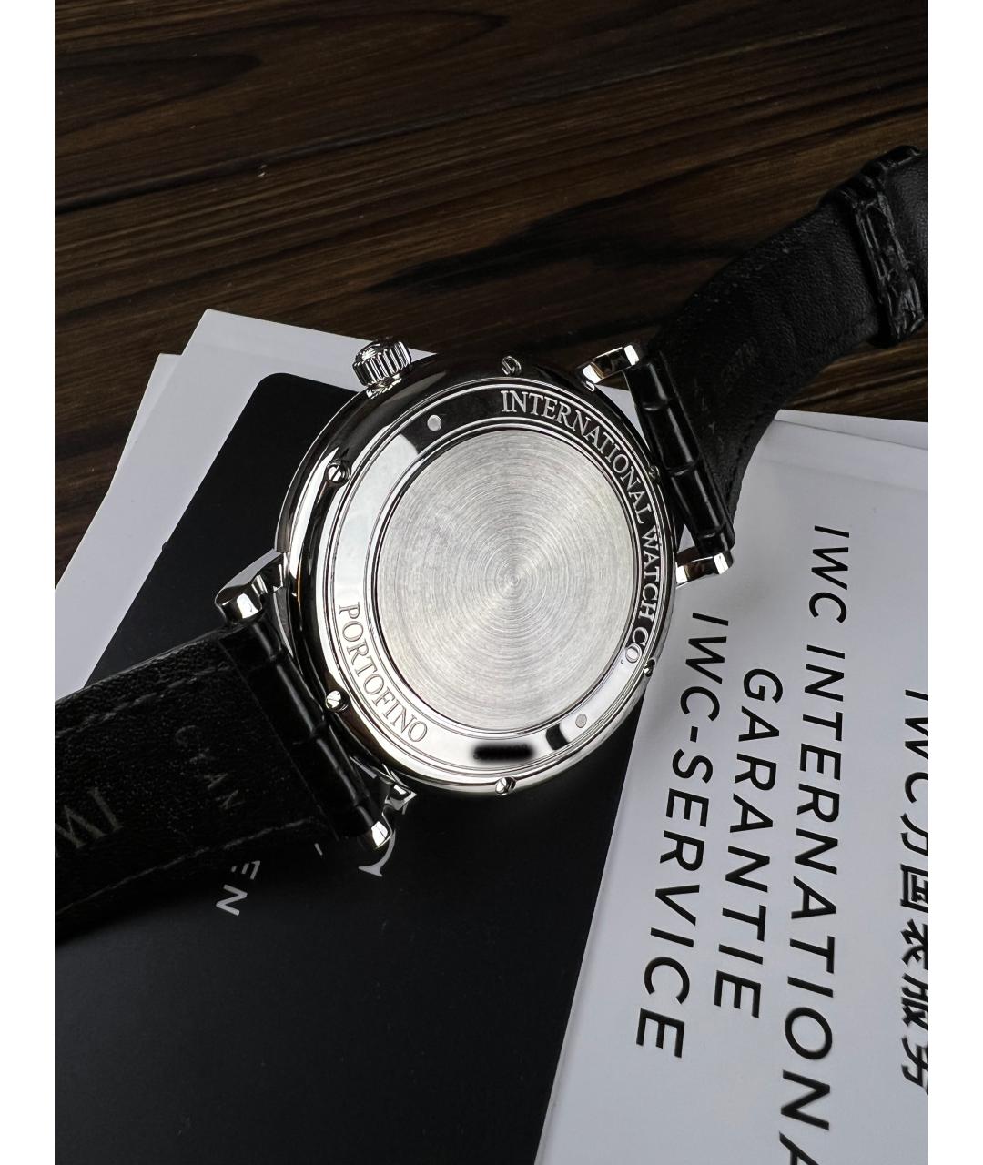 IWC Черные часы, фото 7