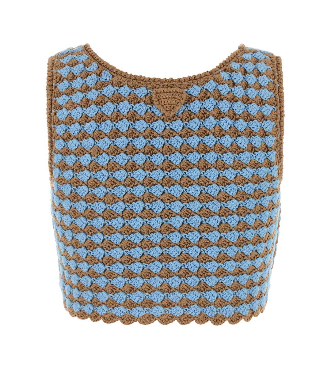 PRADA Мульти хлопковая майка, фото 2