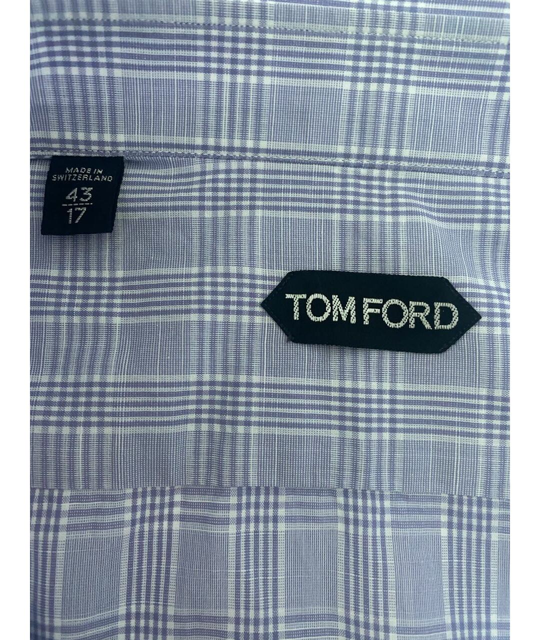 TOM FORD Фиолетовая хлопковая классическая рубашка, фото 3