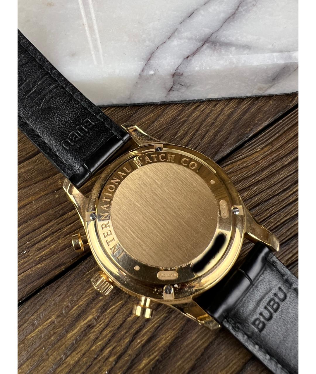 IWC Черные часы из розового золота, фото 6