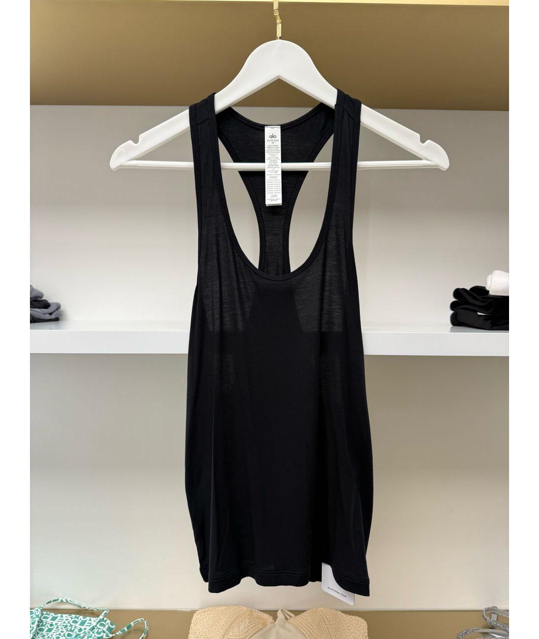 Lululemon Черная майка, фото 3