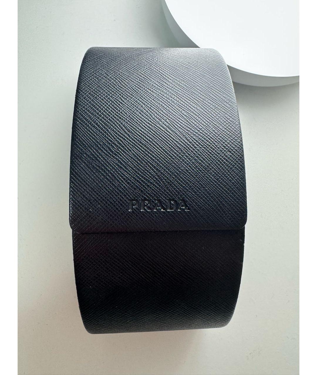 PRADA Коричневые пластиковые солнцезащитные очки, фото 4
