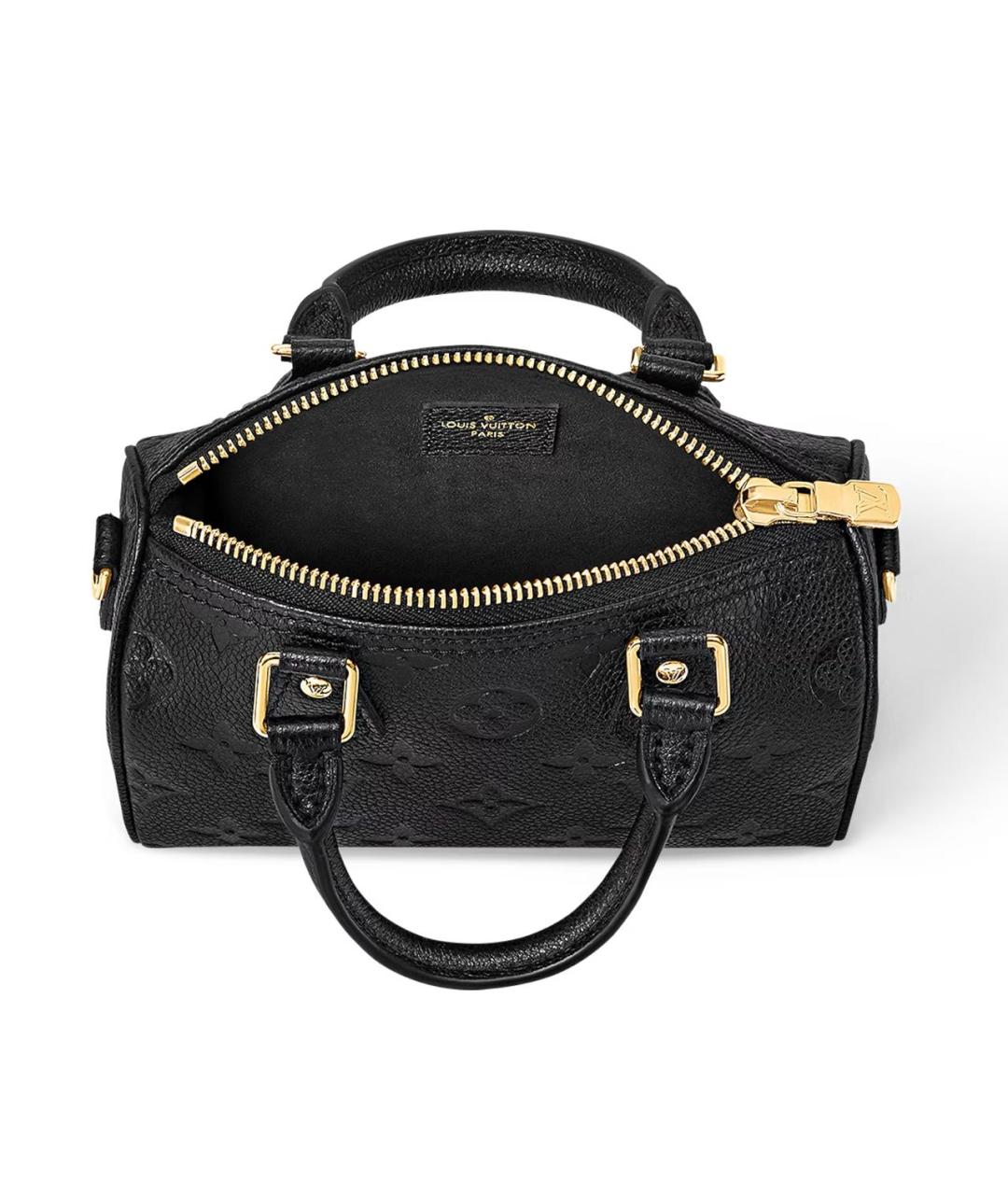 LOUIS VUITTON Черная сумка с короткими ручками, фото 3