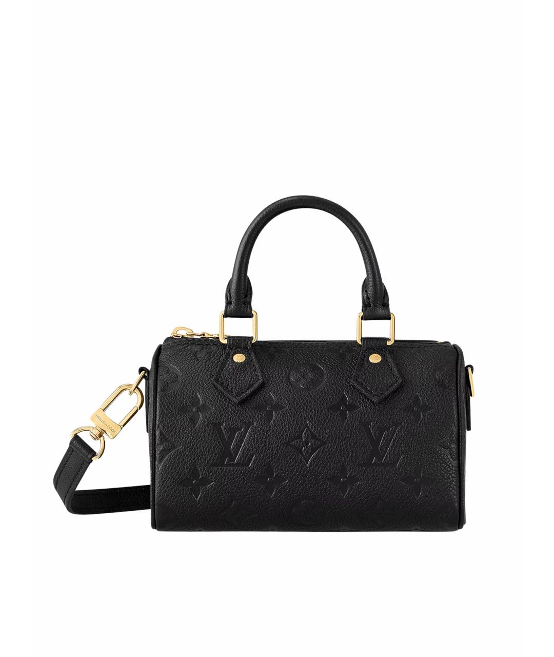 LOUIS VUITTON Черная сумка с короткими ручками, фото 1