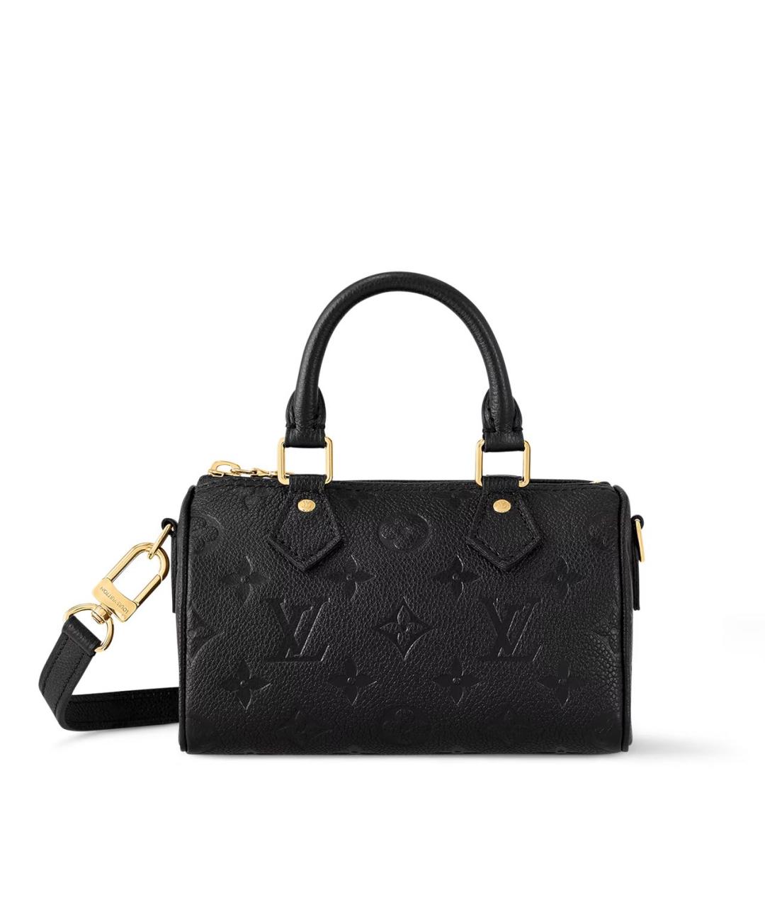 LOUIS VUITTON Черная сумка с короткими ручками, фото 9