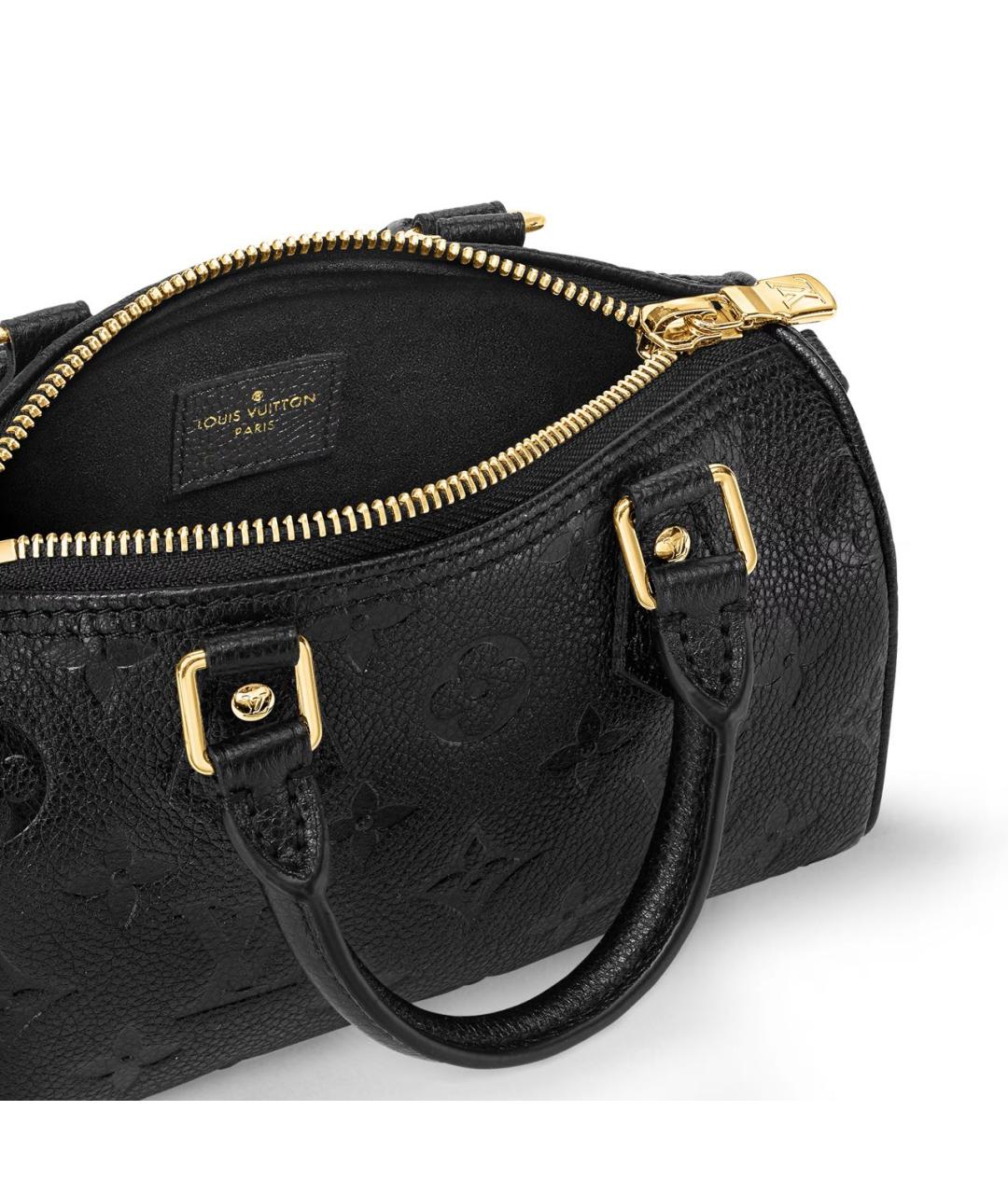 LOUIS VUITTON Черная сумка с короткими ручками, фото 4