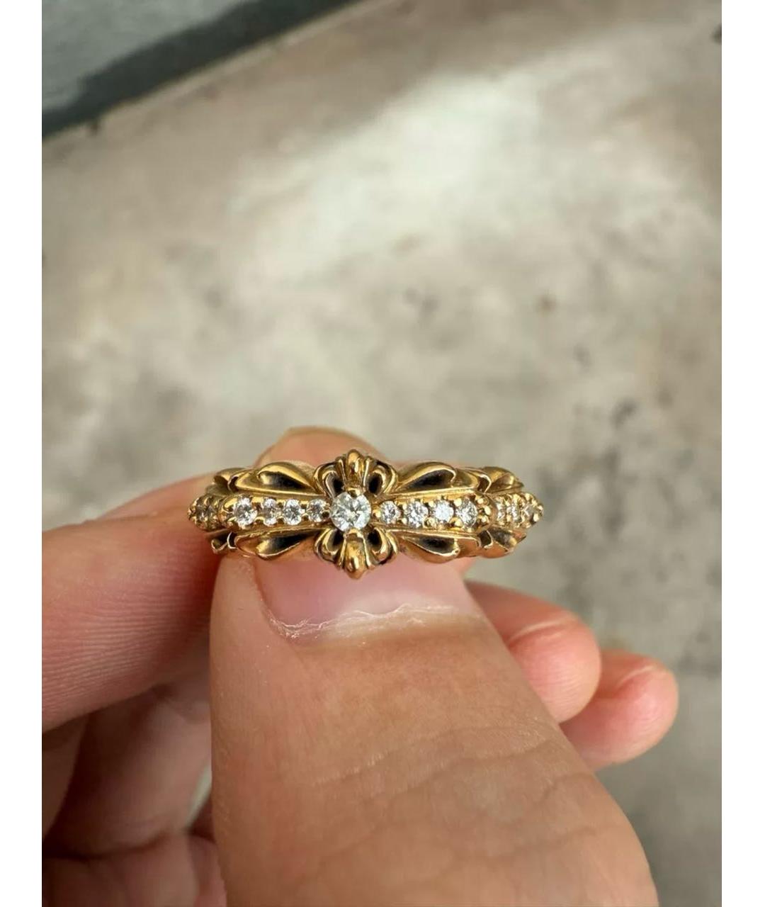CHROME HEARTS Золотое кольцо из желтого золота, фото 4