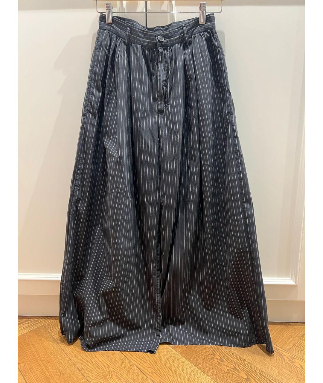 MM6 MAISON MARGIELA Мульти хлопковые брюки широкие, фото 8