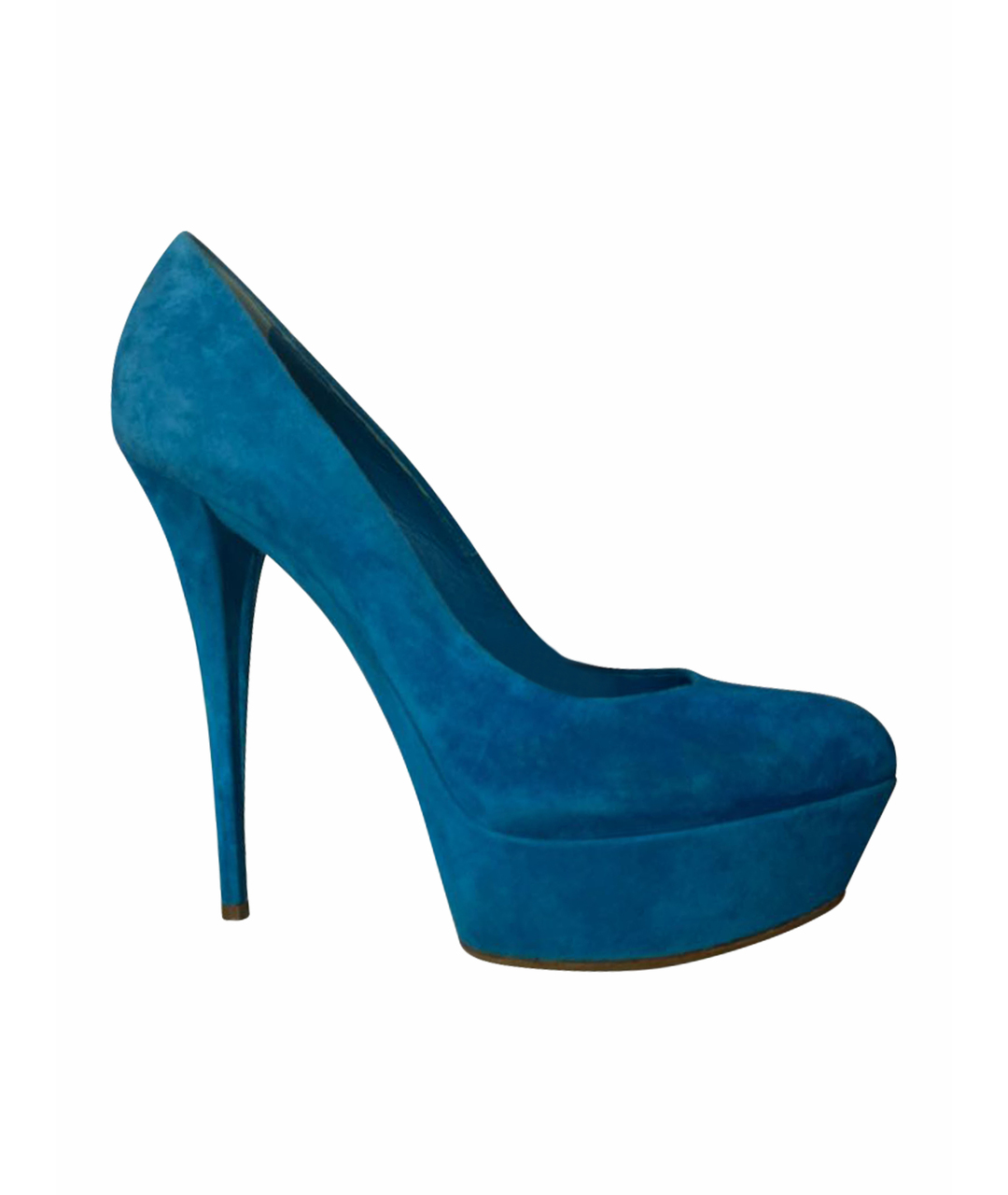 CASADEI Голубые замшевые туфли, фото 1