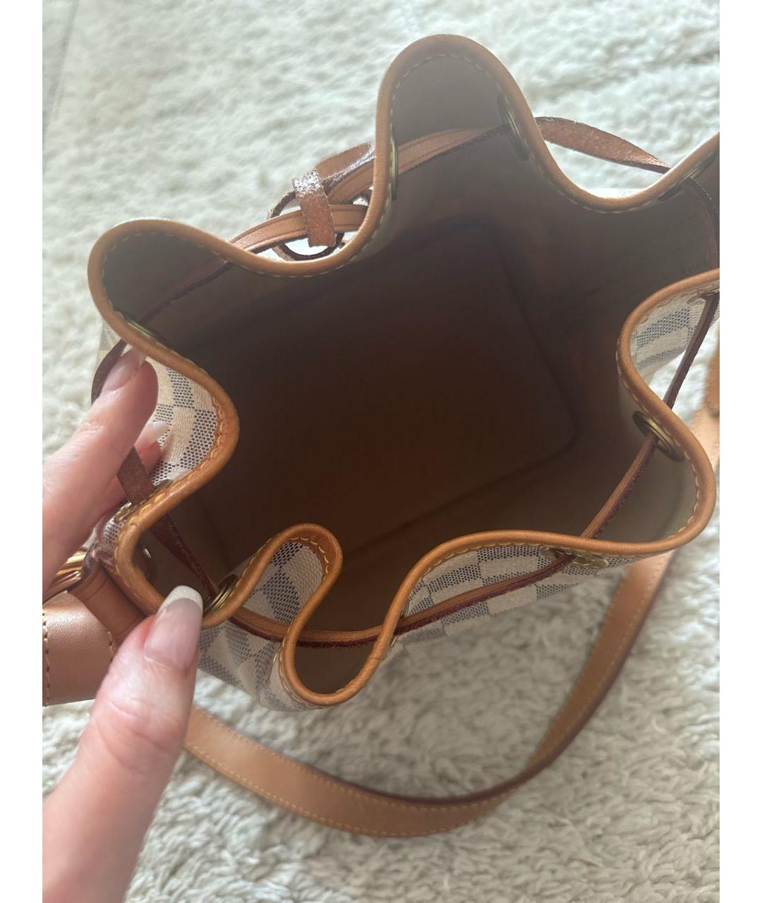LOUIS VUITTON Белая сумка через плечо, фото 4
