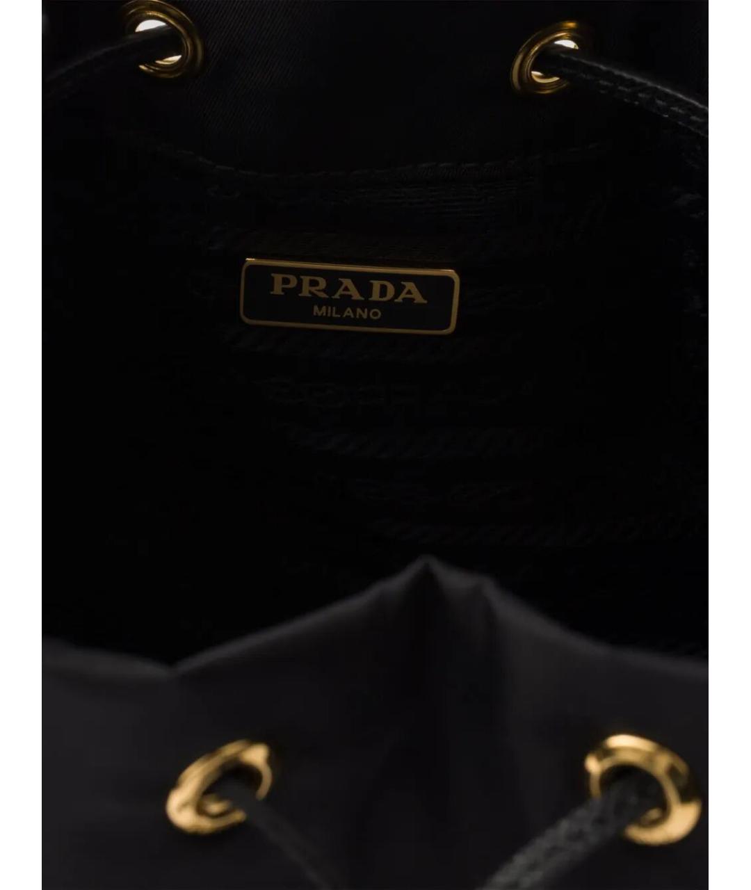 PRADA Черная сумка с короткими ручками, фото 5