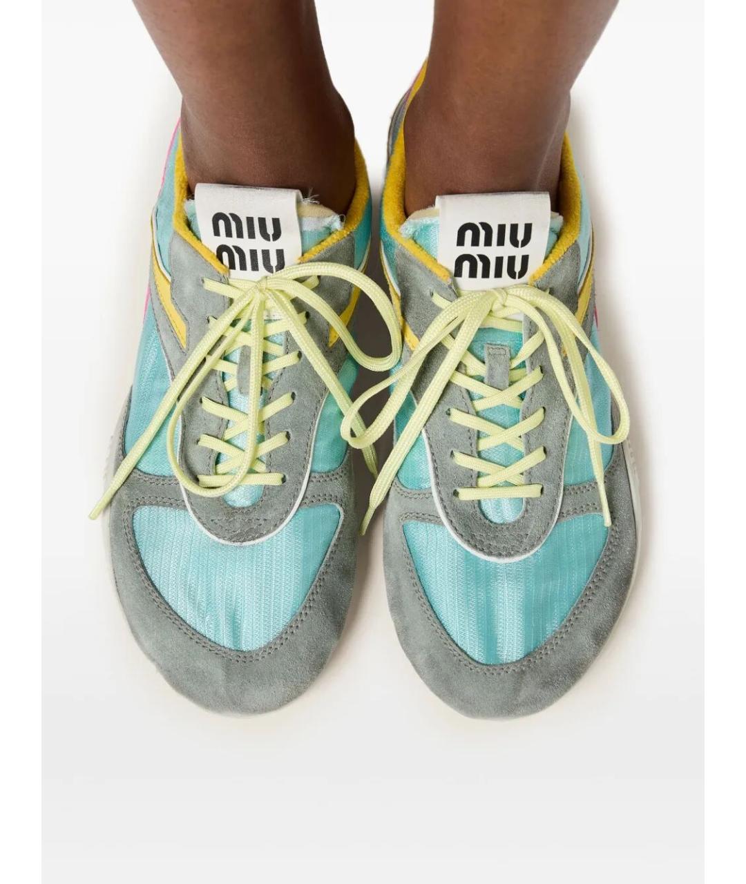 MIU MIU Мульти синтетические кроссовки, фото 2