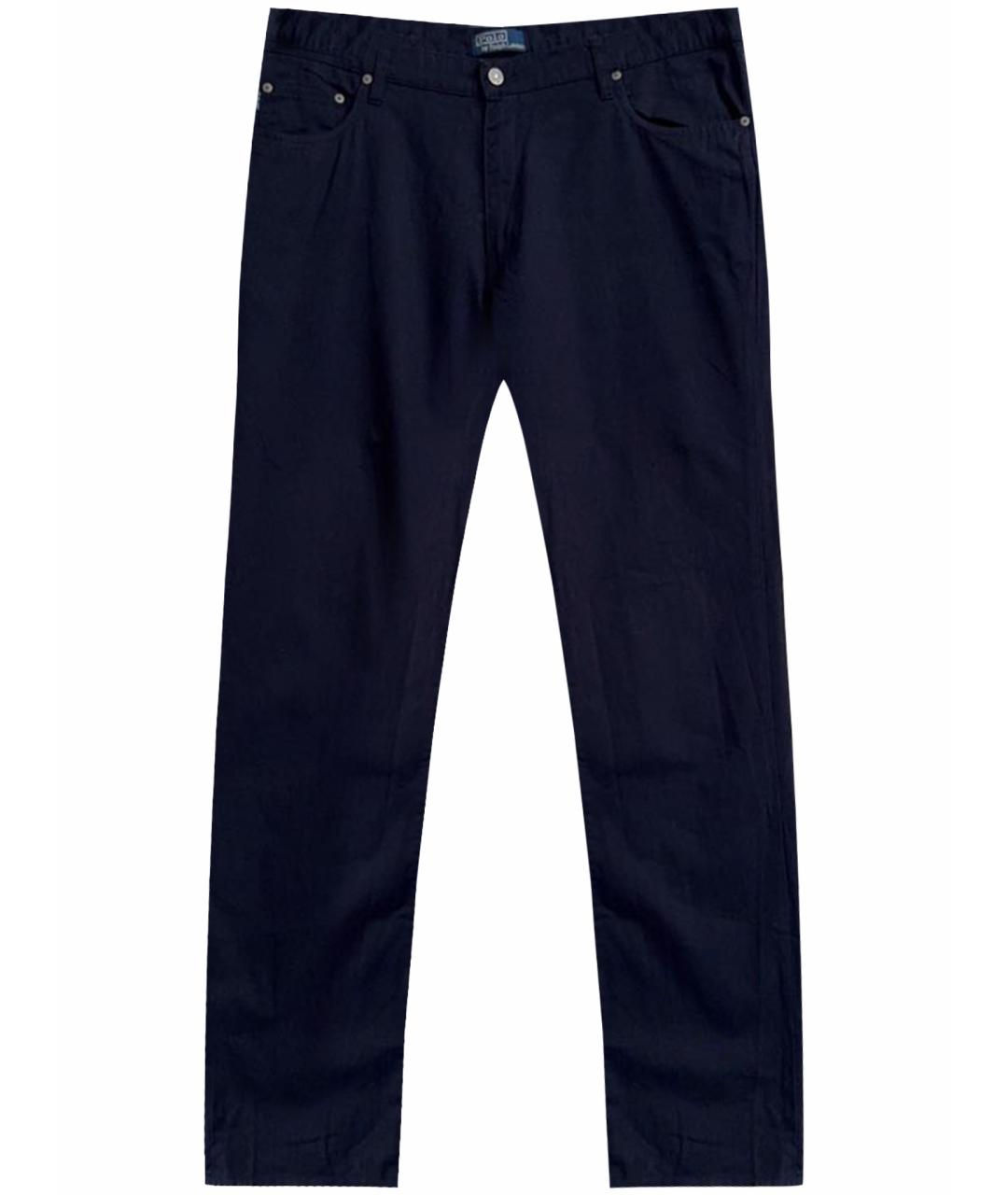 POLO RALPH LAUREN Темно-синие хлопковые брюки чинос, фото 1