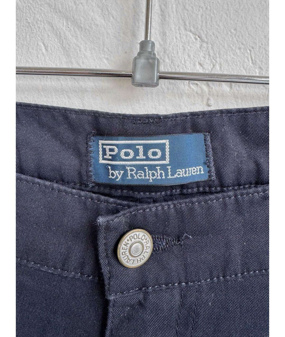 POLO RALPH LAUREN Темно-синие хлопковые брюки чинос, фото 7