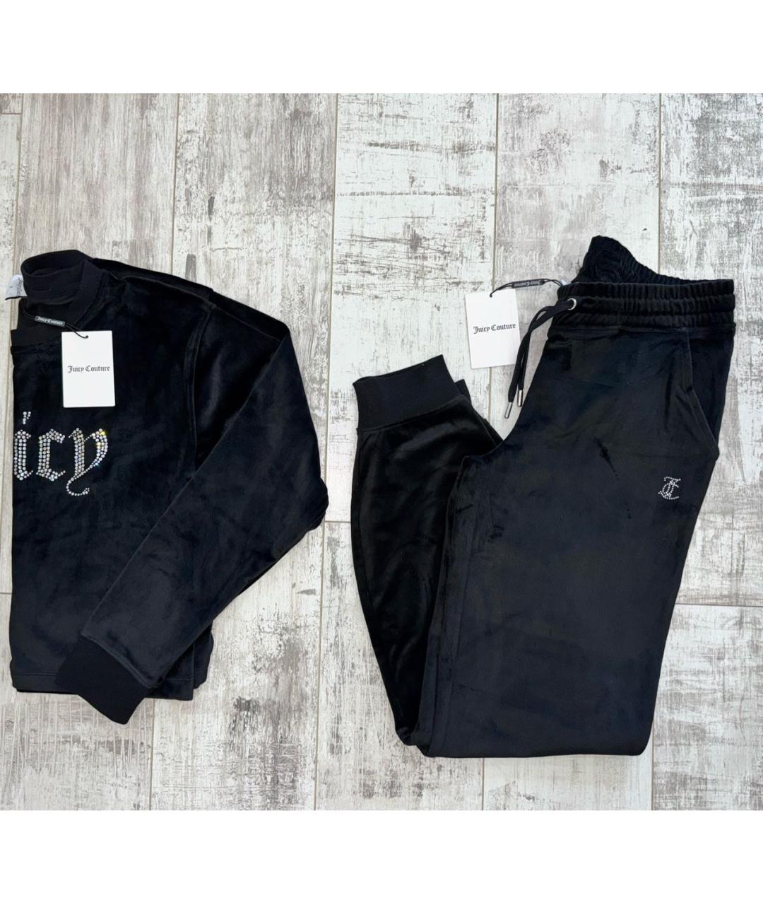 JUICY COUTURE Черный полиэстеровый костюм с брюками, фото 8