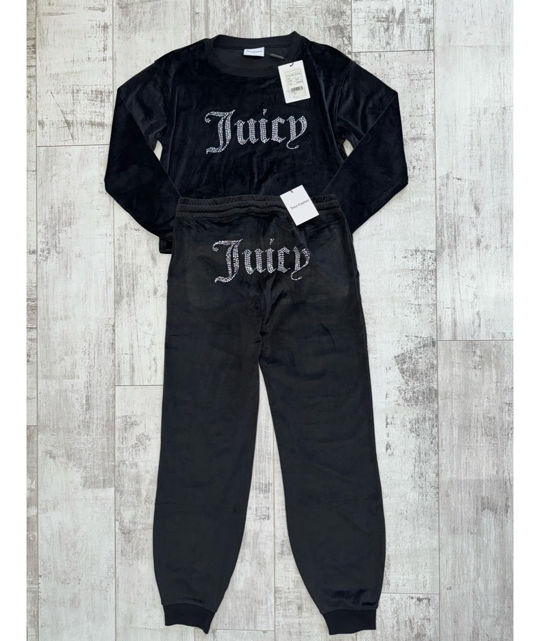 JUICY COUTURE Черный полиэстеровый костюм с брюками, фото 3