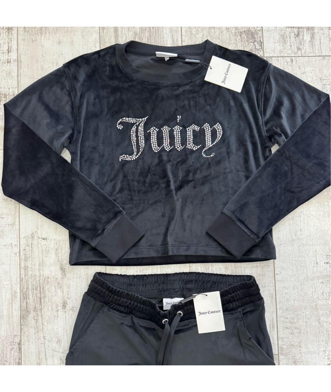 JUICY COUTURE Черный полиэстеровый костюм с брюками, фото 6