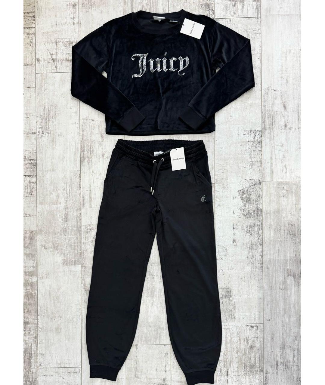 JUICY COUTURE Черный полиэстеровый костюм с брюками, фото 9