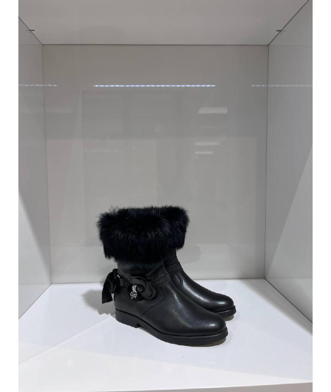 BLUMARINE Черные ботинки, фото 3