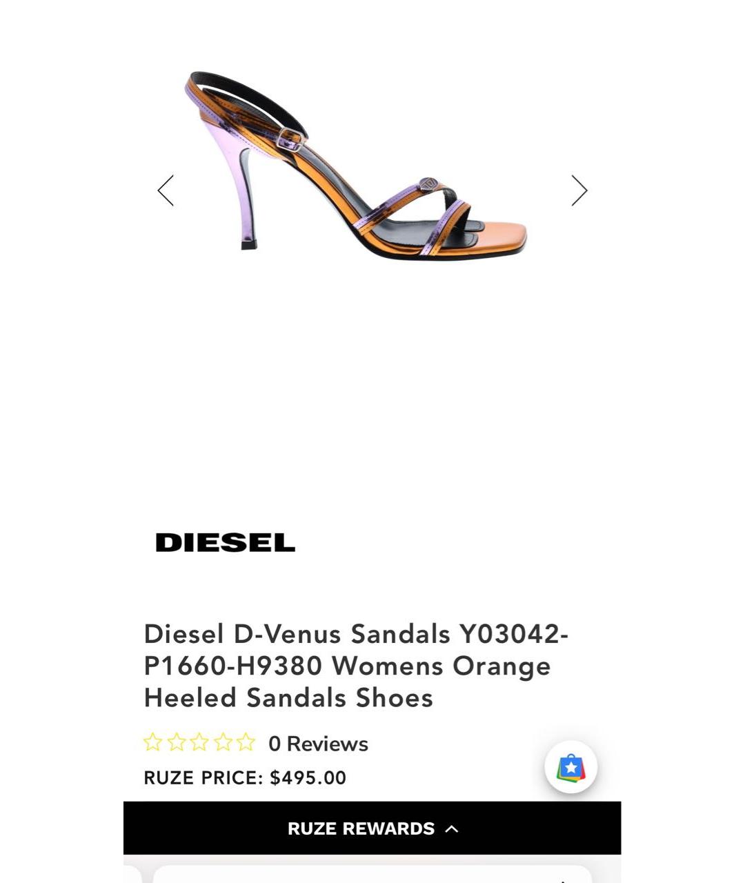 DIESEL Мульти босоножки, фото 8