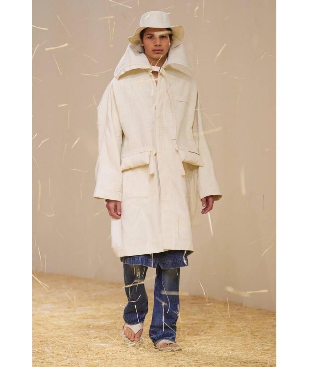 JACQUEMUS Бежевая хлопковая панама, фото 6