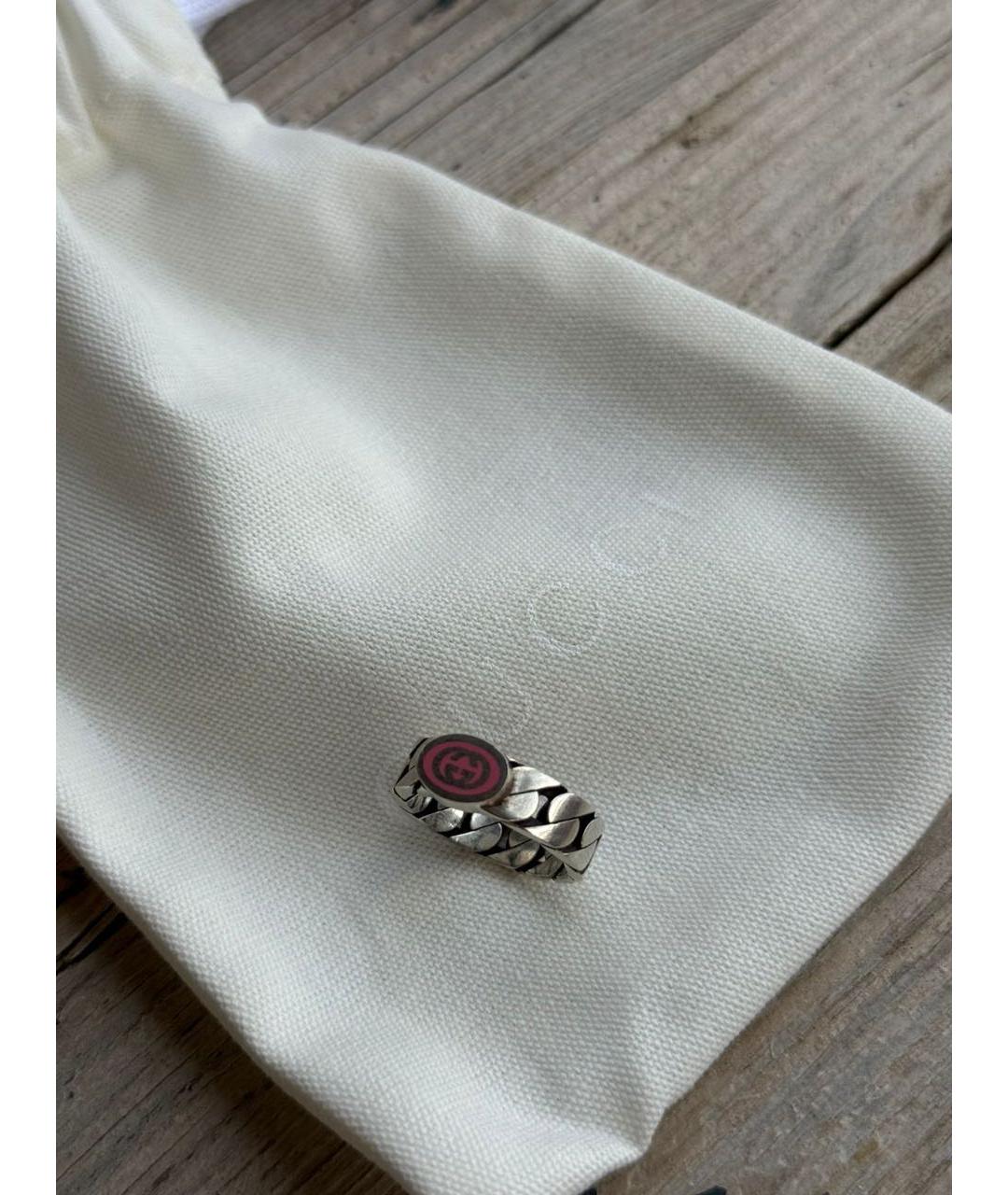 GUCCI Серебряное серебряное кольцо, фото 5