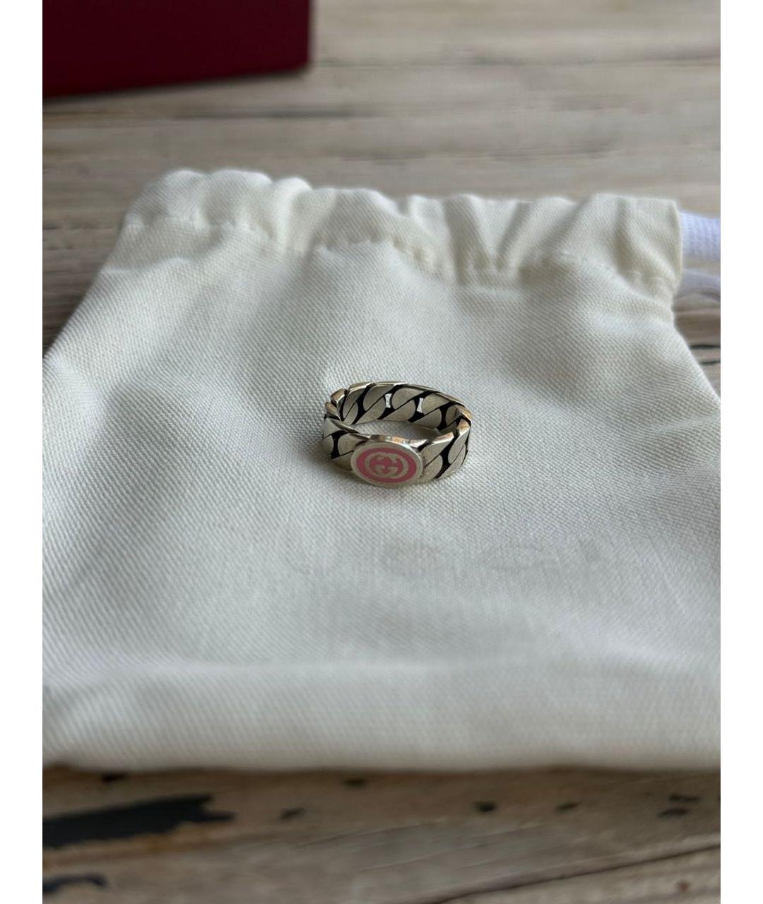 GUCCI Серебряное серебряное кольцо, фото 2