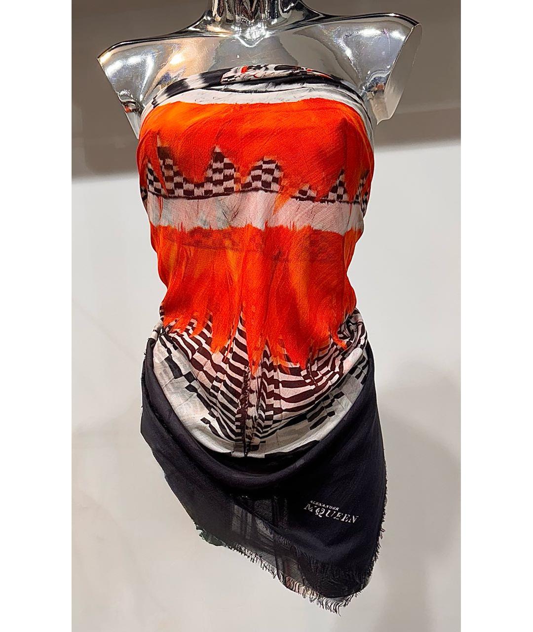 ALEXANDER MCQUEEN Мульти платок, фото 3