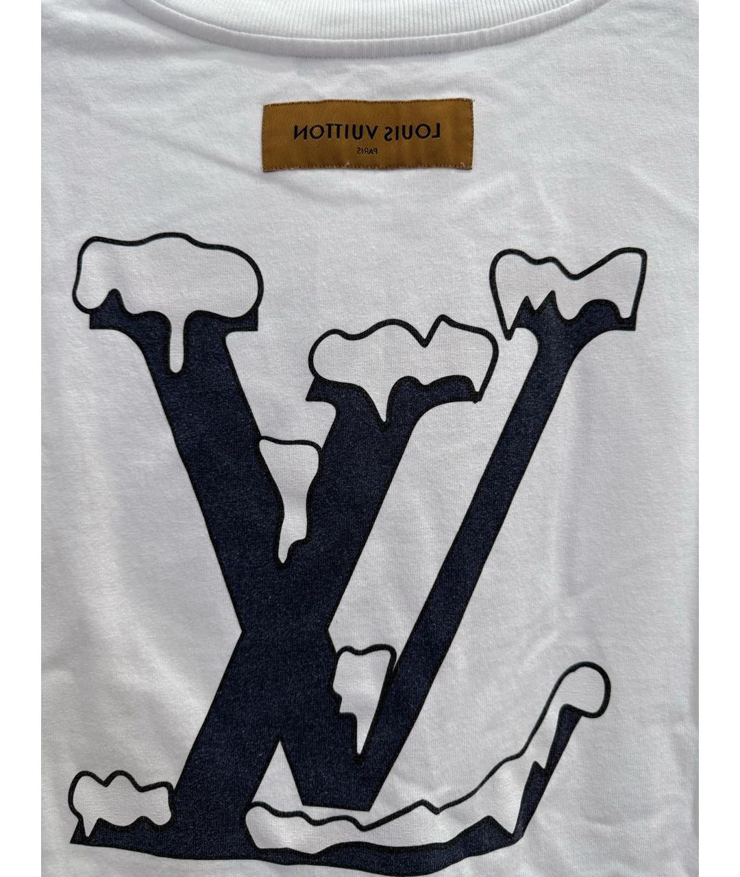 LOUIS VUITTON Белая футболка, фото 4