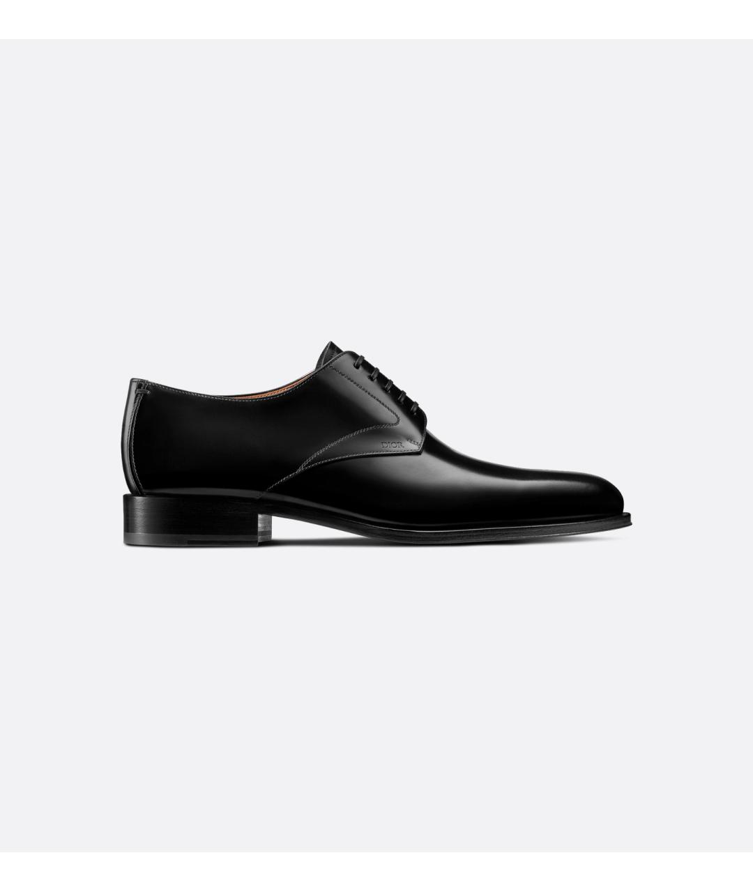 CHRISTIAN DIOR Черные кожаные туфли, фото 8