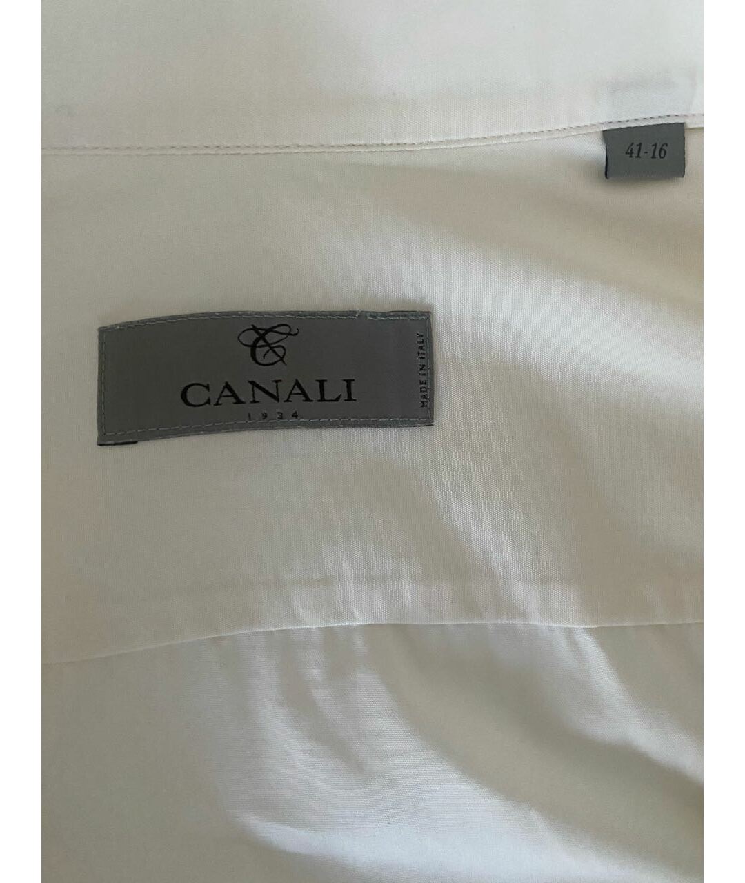 CANALI Бежевая хлопковая классическая рубашка, фото 3