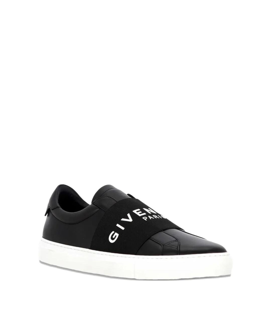 GIVENCHY Черные кожаные слипоны, фото 2