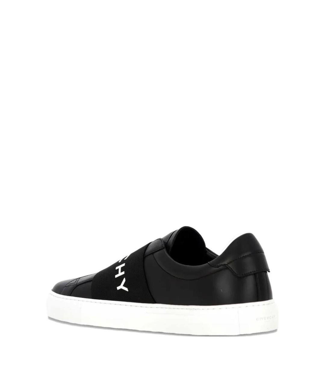 GIVENCHY Черные кожаные слипоны, фото 3
