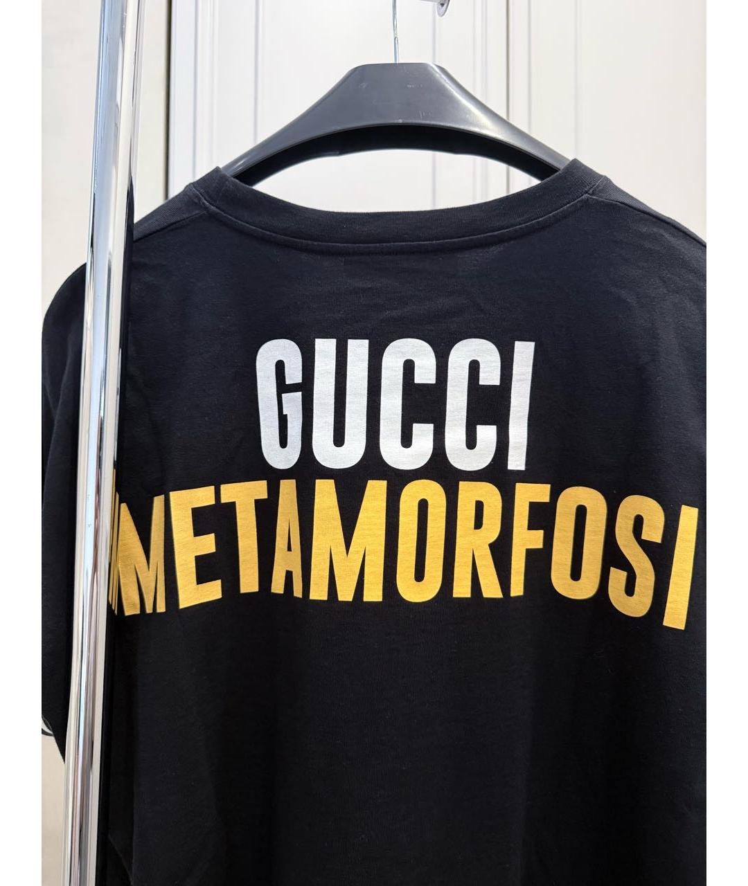 GUCCI Черная футболка, фото 5