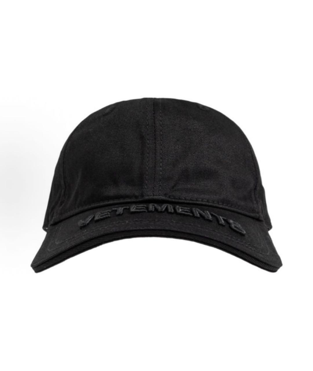VETEMENTS Черная хлопковая кепка/бейсболка, фото 3
