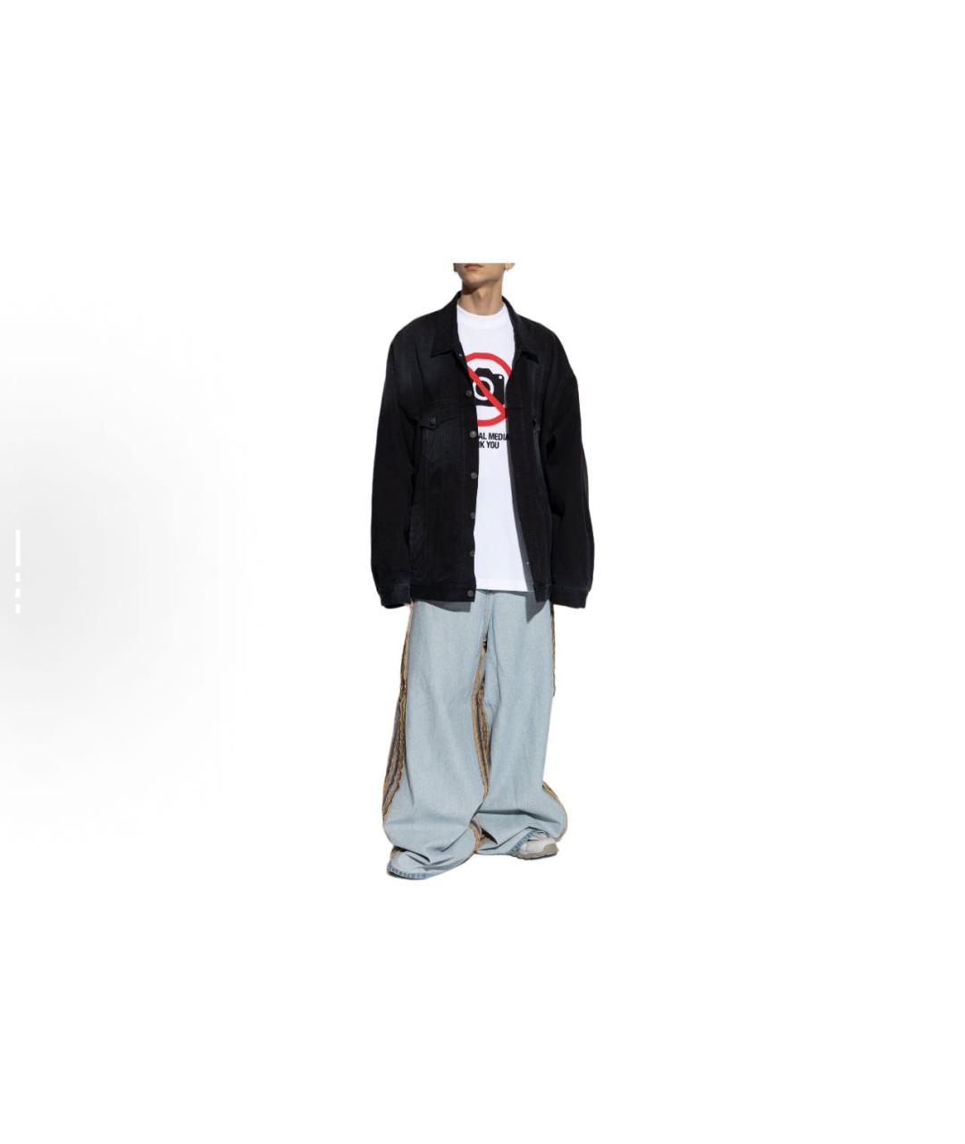 VETEMENTS Белая хлопковая футболка, фото 2