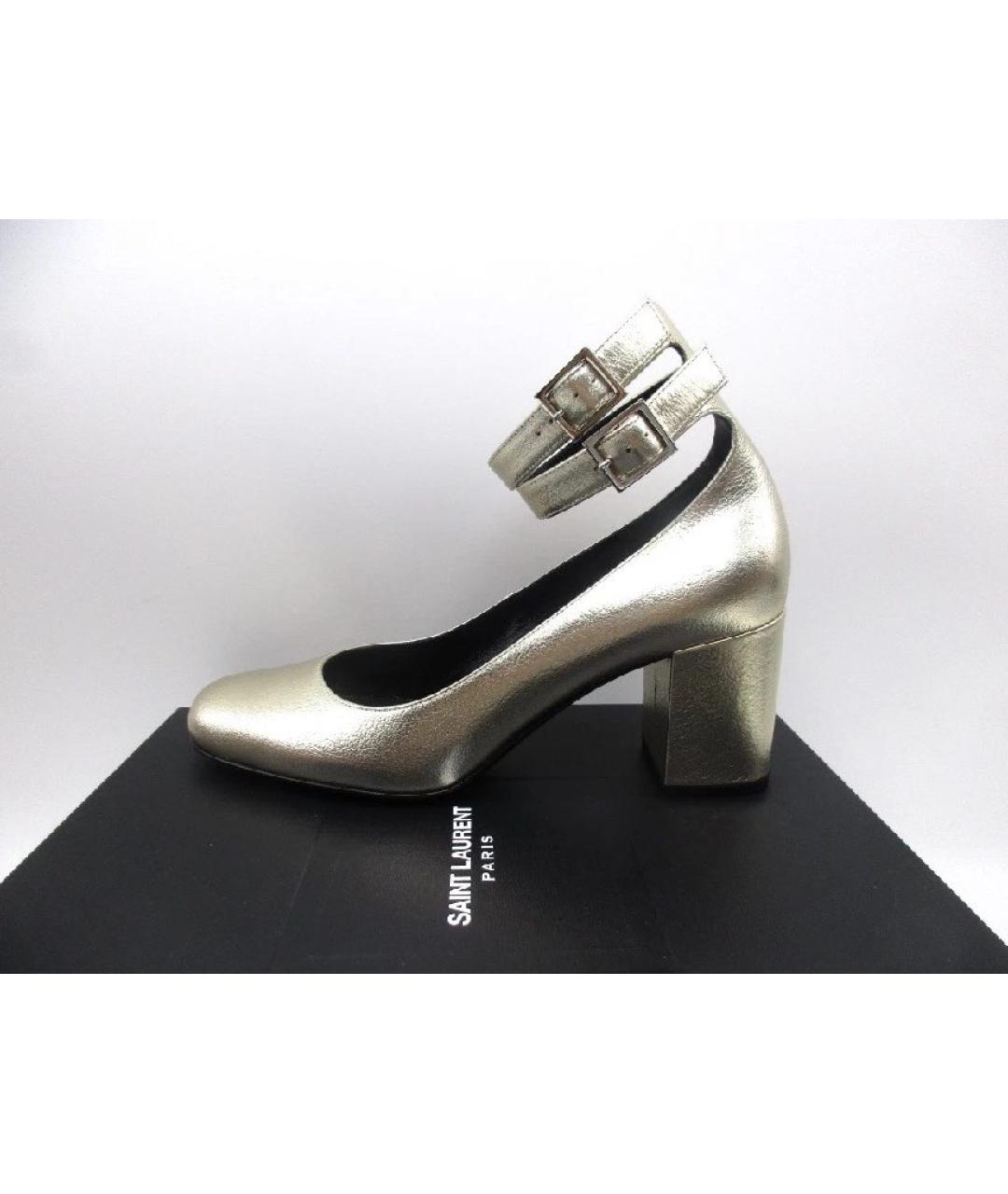 SAINT LAURENT Кожаные туфли, фото 3