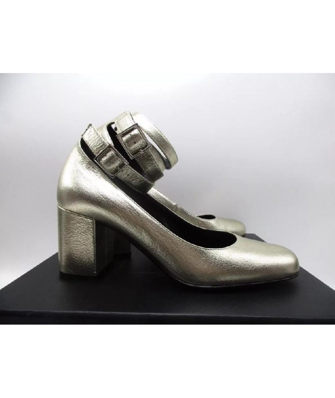 SAINT LAURENT Кожаные туфли, фото 5