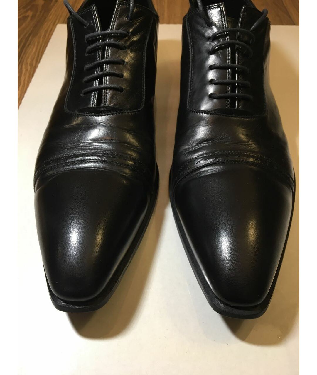 FABI Черные кожаные туфли, фото 6