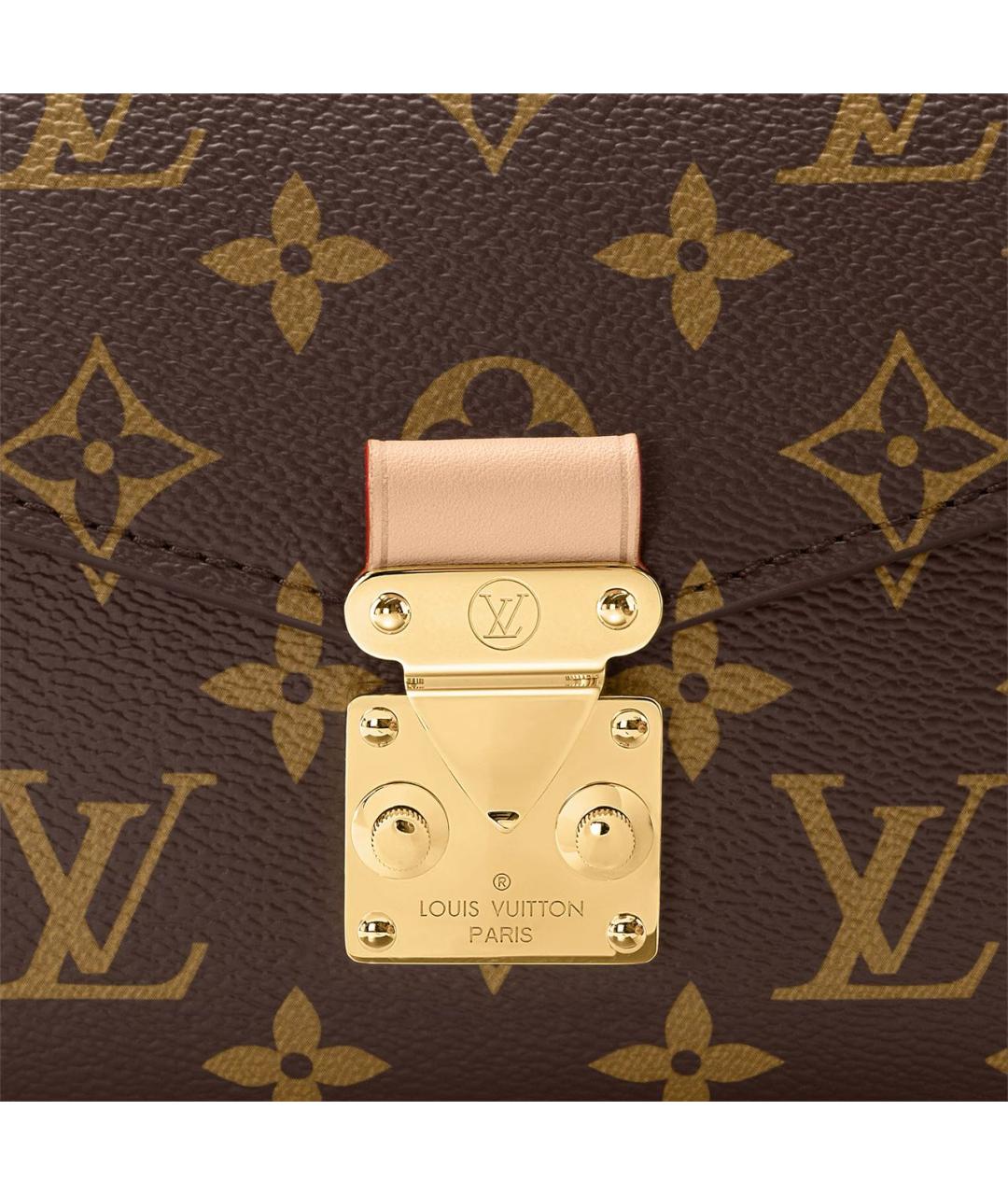 LOUIS VUITTON Коричневая сумка через плечо, фото 4