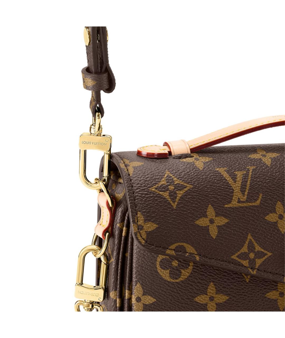 LOUIS VUITTON Коричневая сумка через плечо, фото 5