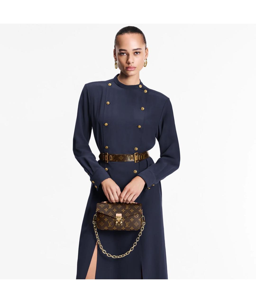 LOUIS VUITTON Коричневая сумка через плечо, фото 6