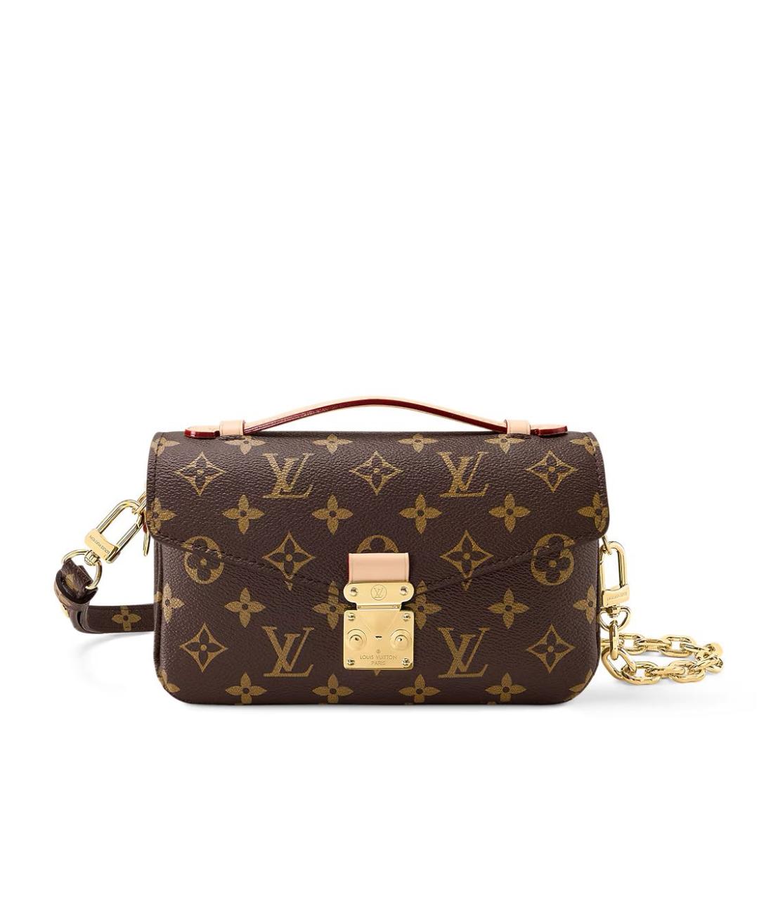 LOUIS VUITTON Коричневая сумка через плечо, фото 9