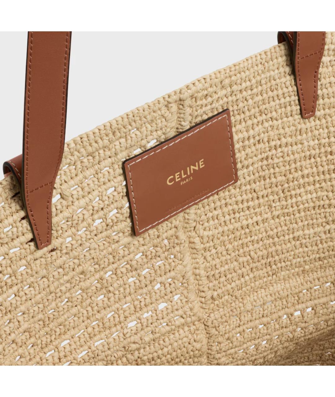 CELINE Бежевая сумка тоут, фото 4
