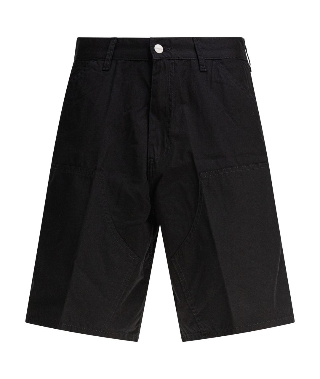 CARHARTT WIP Черные хлопковые шорты, фото 1