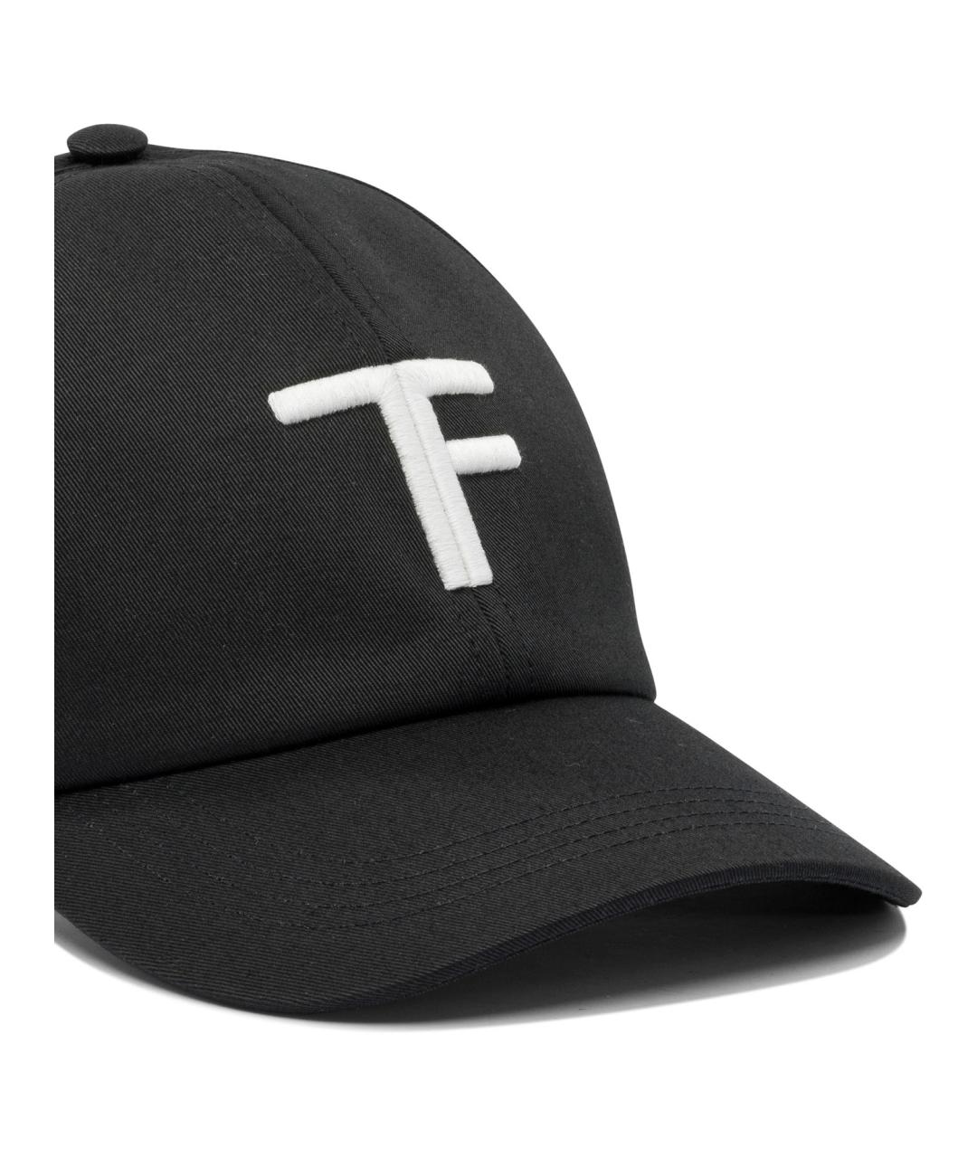 TOM FORD Черная хлопковая кепка/бейсболка, фото 4