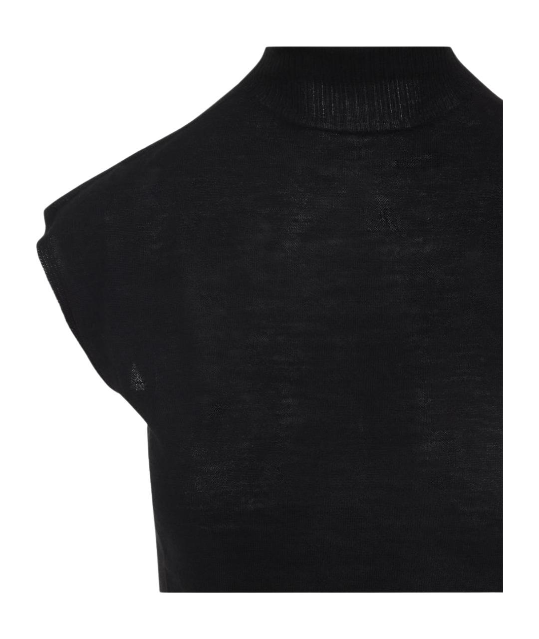 RICK OWENS Черная футболка, фото 2